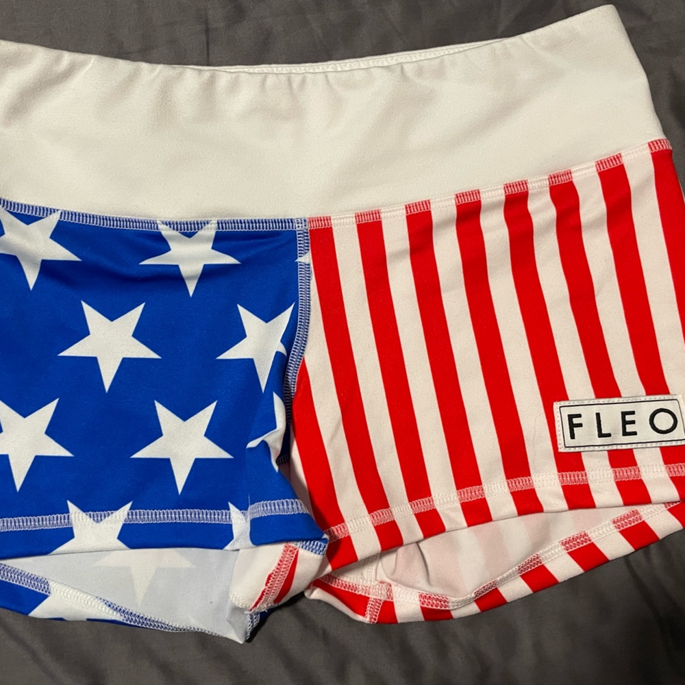 Fleo American Flag shorts